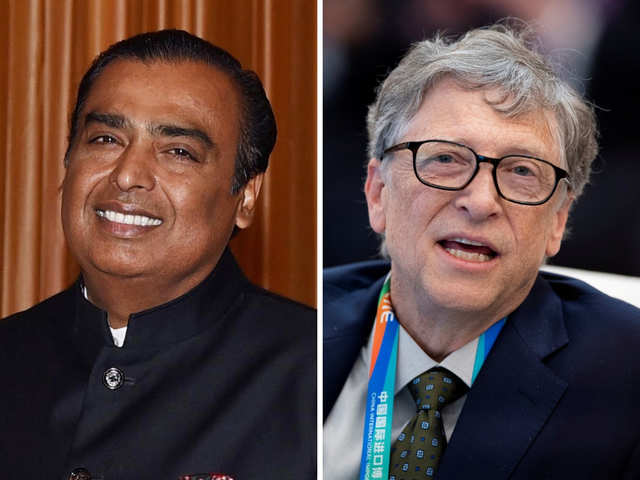 Bill Gates top on the list of richest in the world, Mukesh Ambani is ...